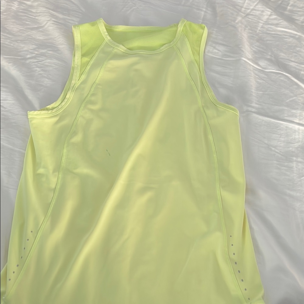 Lululemon Sculpt Tank in Yellow